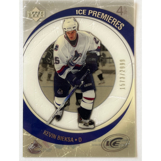 2005-06 Ice Kevin Bieska Ice Premiers Level 4 Acetate RC /2999 | Local Legends Cards & Collectibles