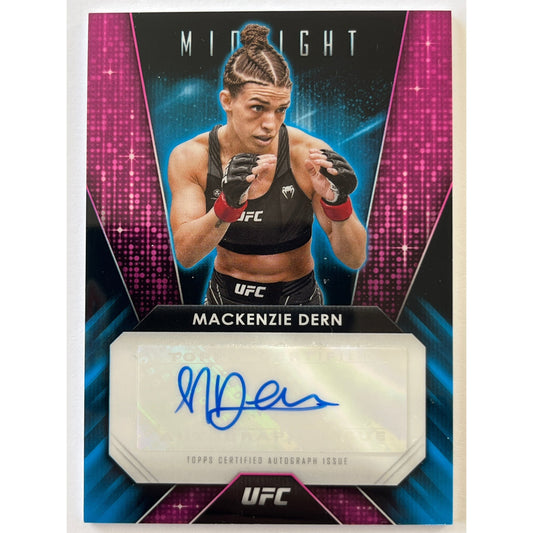 2024 Topps Midnight Mackenzie Dern Glimmer Graphs Autograph | Local Legends Cards & Collectibles