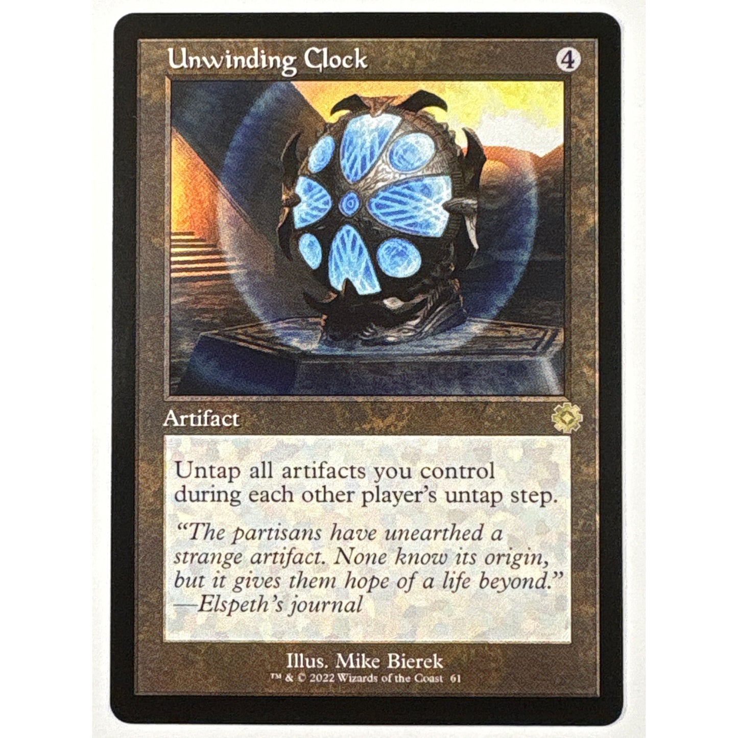 Unwinding Clock Non Foil Rare 61