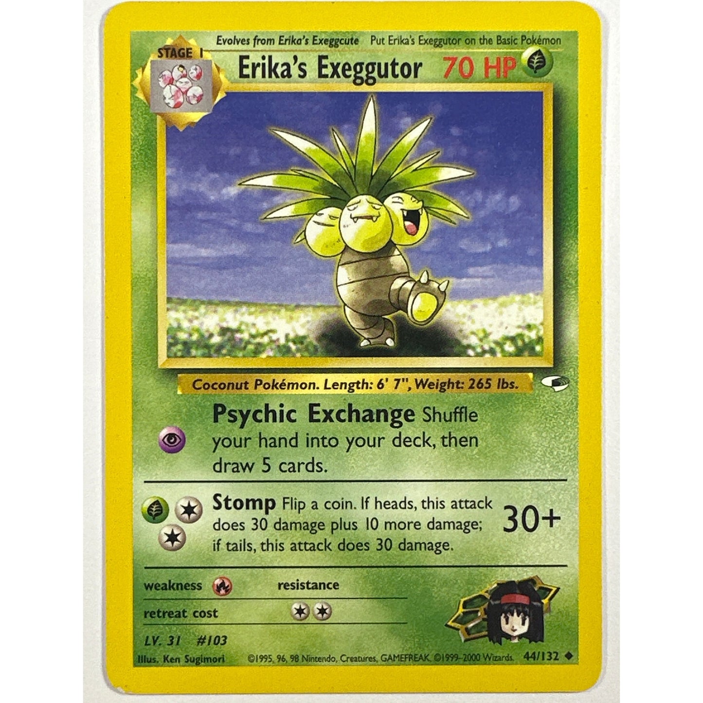 Erika’s Exeggutor Non Holo Uncommon 44/132