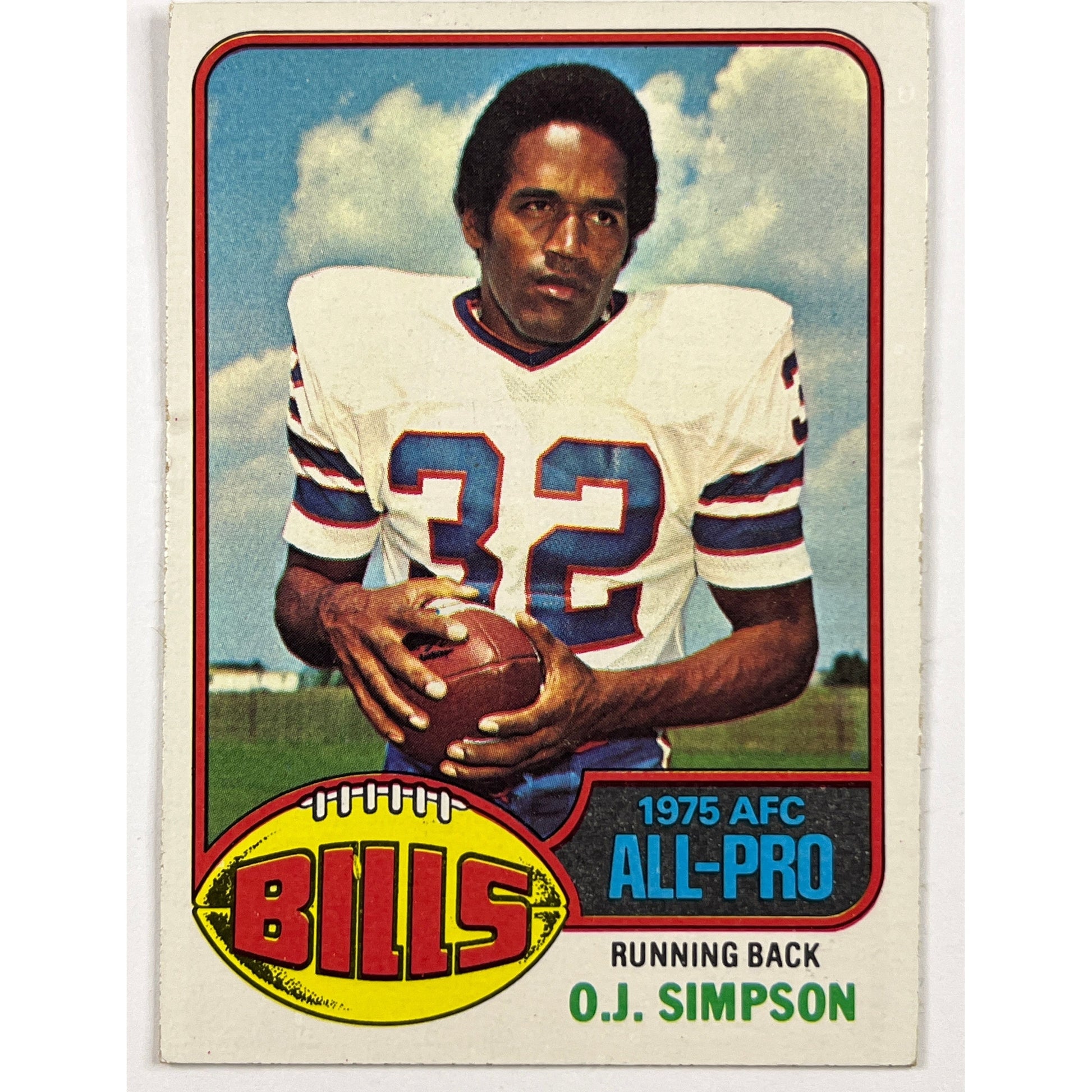 1976 Topps O.J. Simpson #300 | Local Legends Cards & Collectibles