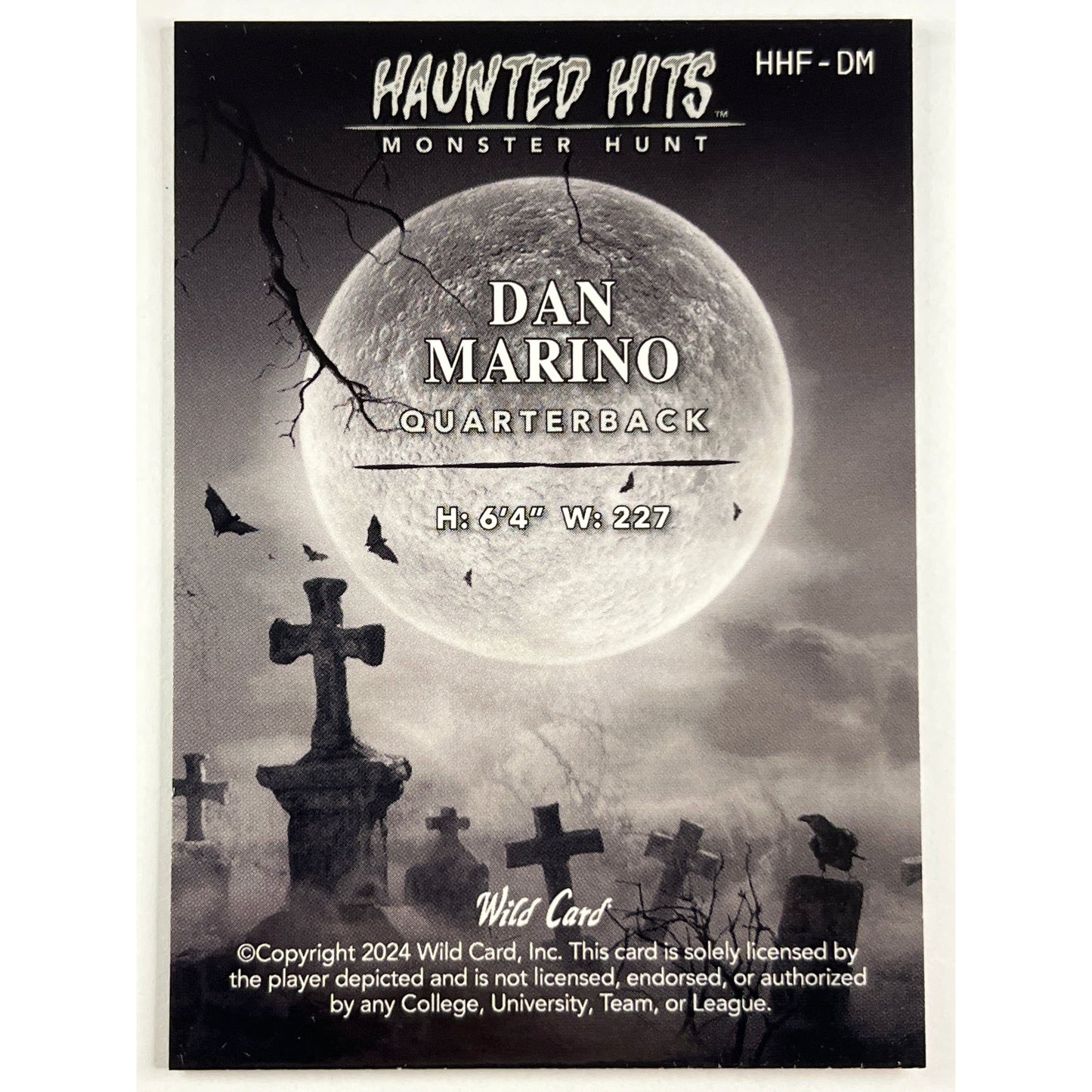 2024 Wild Card Dan Marino Haunted Hits 2/2