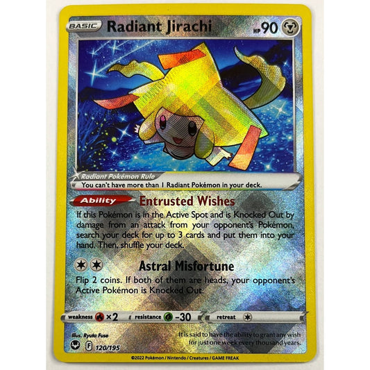 Radiant Jirachi Holo 120/195