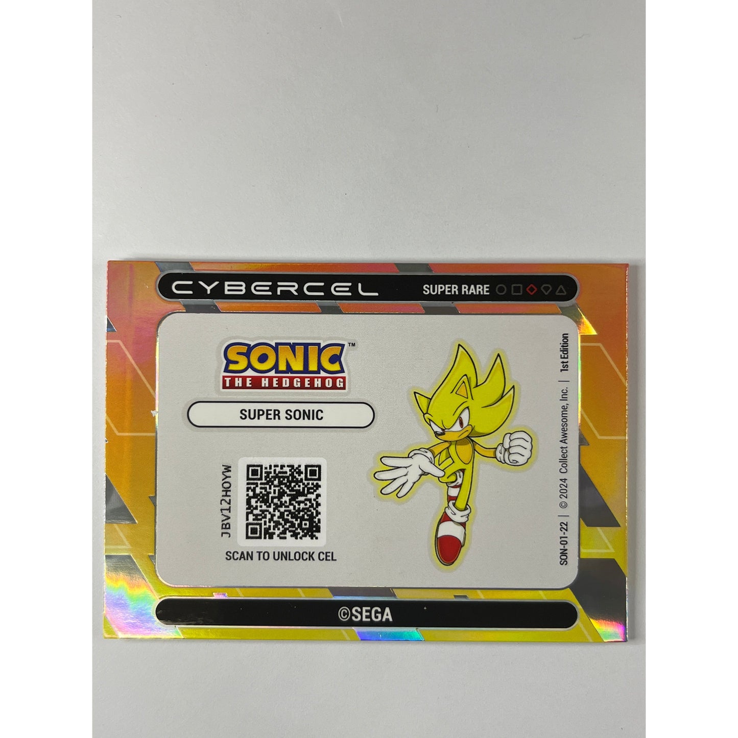 3D Booklet Super Sonic Holo Super Rare 22