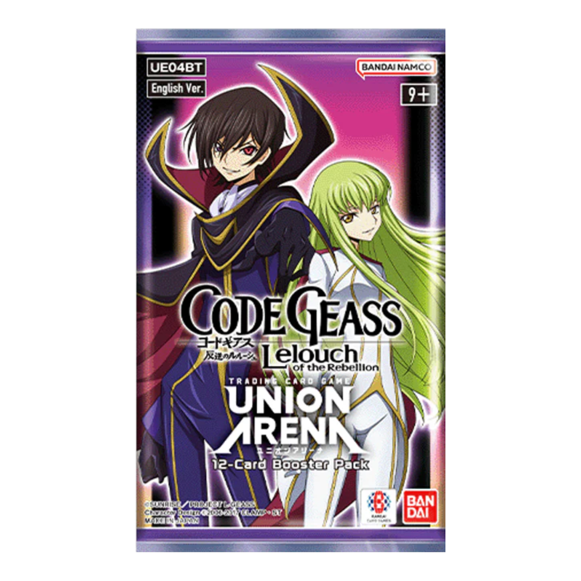 Bandai Union Arena Code Geass Lelouch of the Rebellion Booster Pack | Local Legends Cards & Collectibles
