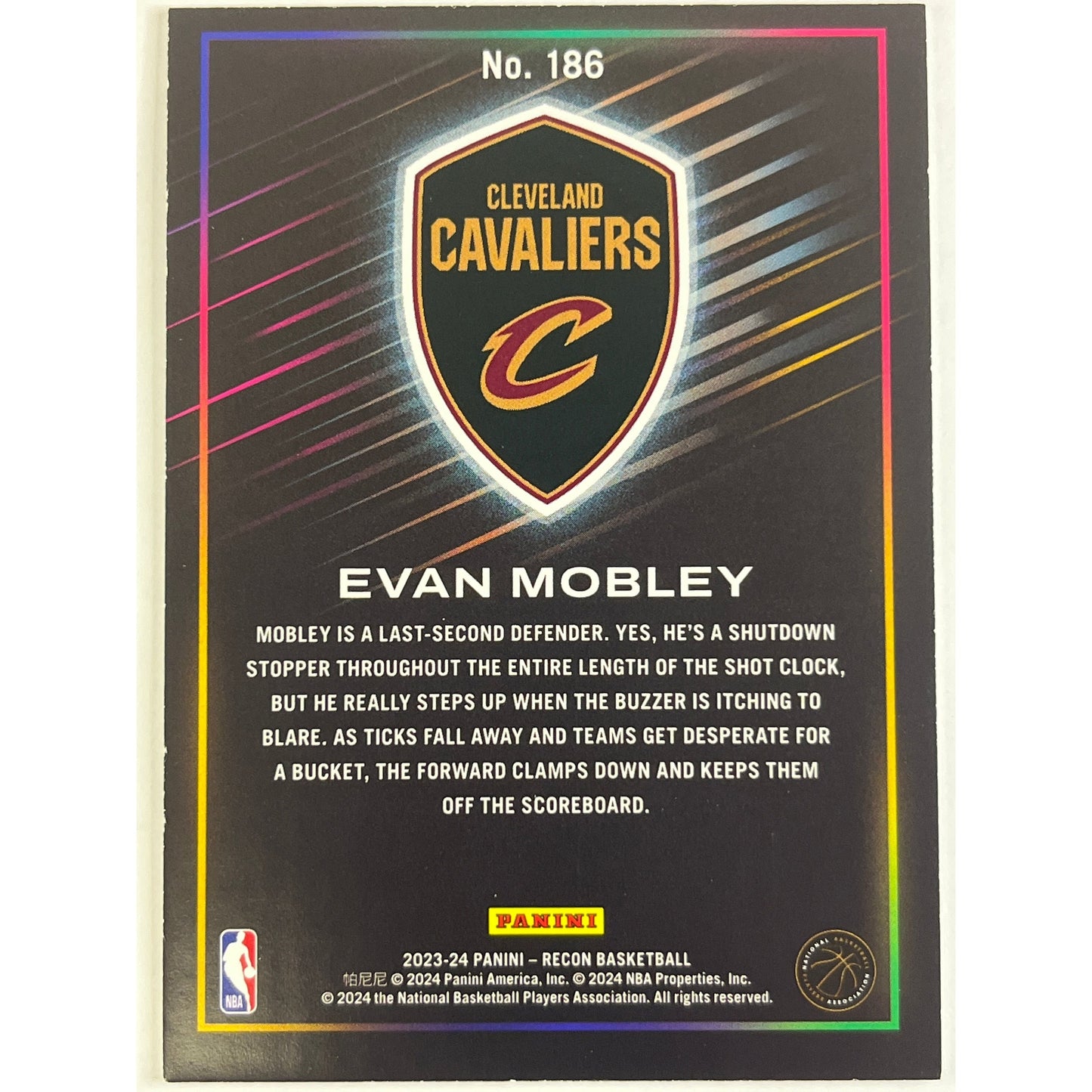 2023-24 Panini Recon Evan Mobley /99 | Local Legends Cards & Collectibles