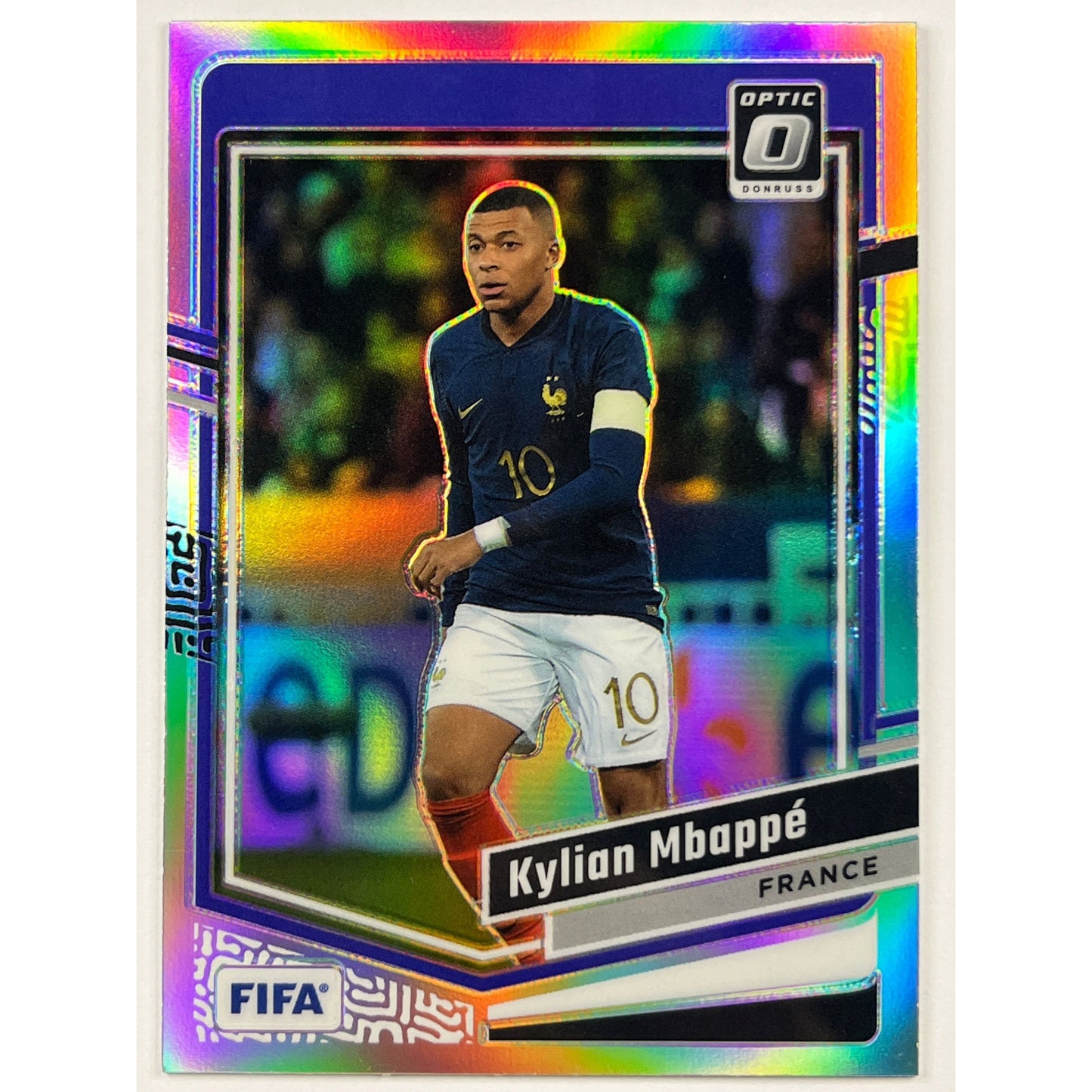 2023-24 Donruss Optic Kylian Mbappe Silver Holo Prizm | Local Legends Cards & Collectibles
