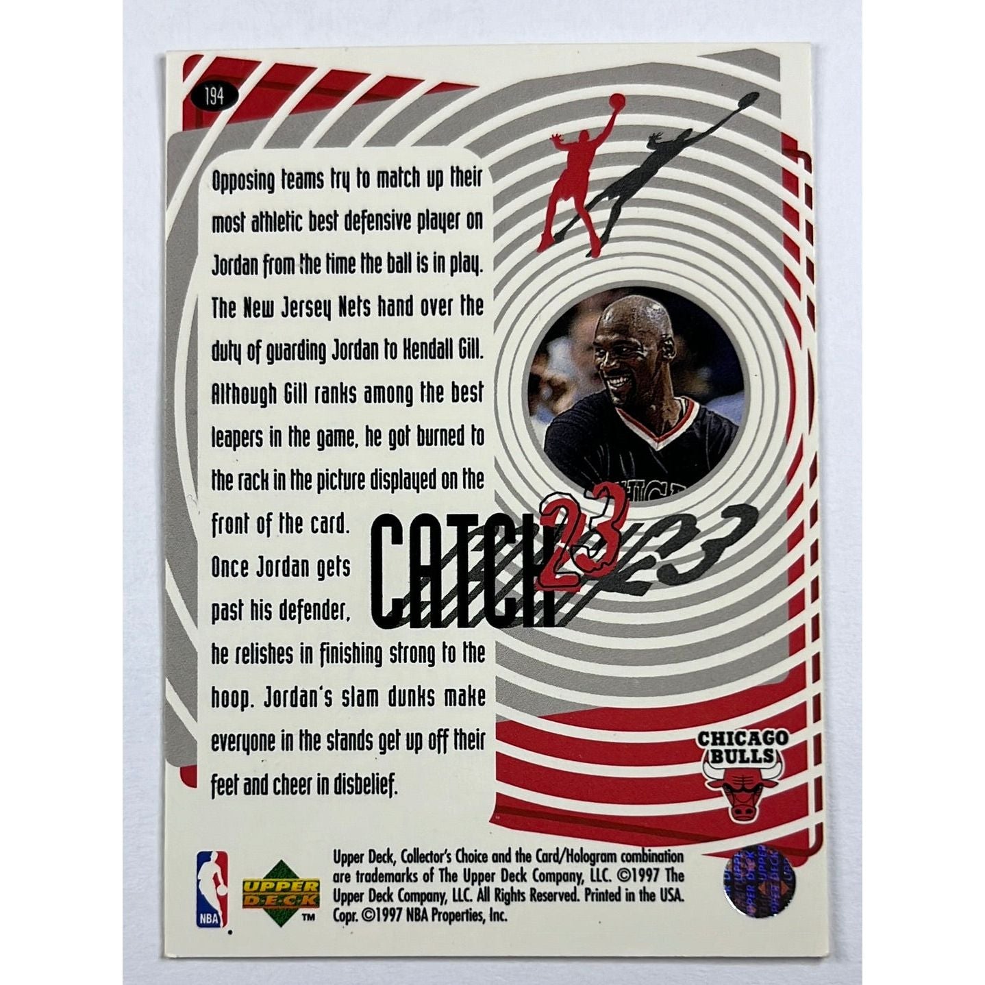 1997-98 Collectors Choice Michael Jordan Catch 23 | Local Legends Cards & Collectibles
