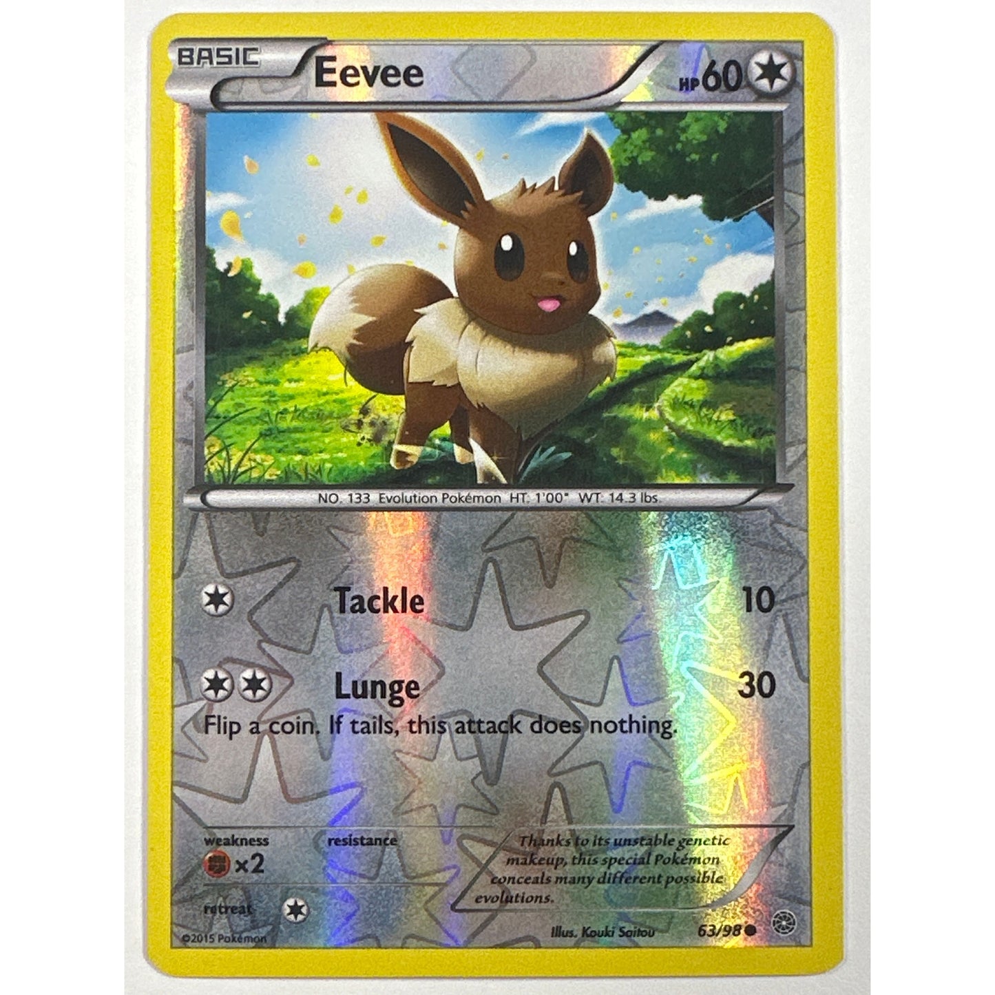 Eevee Reverse Holo Common 63/98