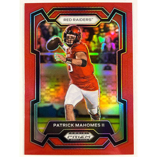 2024 Prizm Draft Picks Patrick Mahomes ll Red Prizm /299