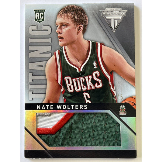 2013-14 Titanium Nate Wolters Prime Jersey Rookie Patch 4/5 | Local Legends Cards & Collectibles