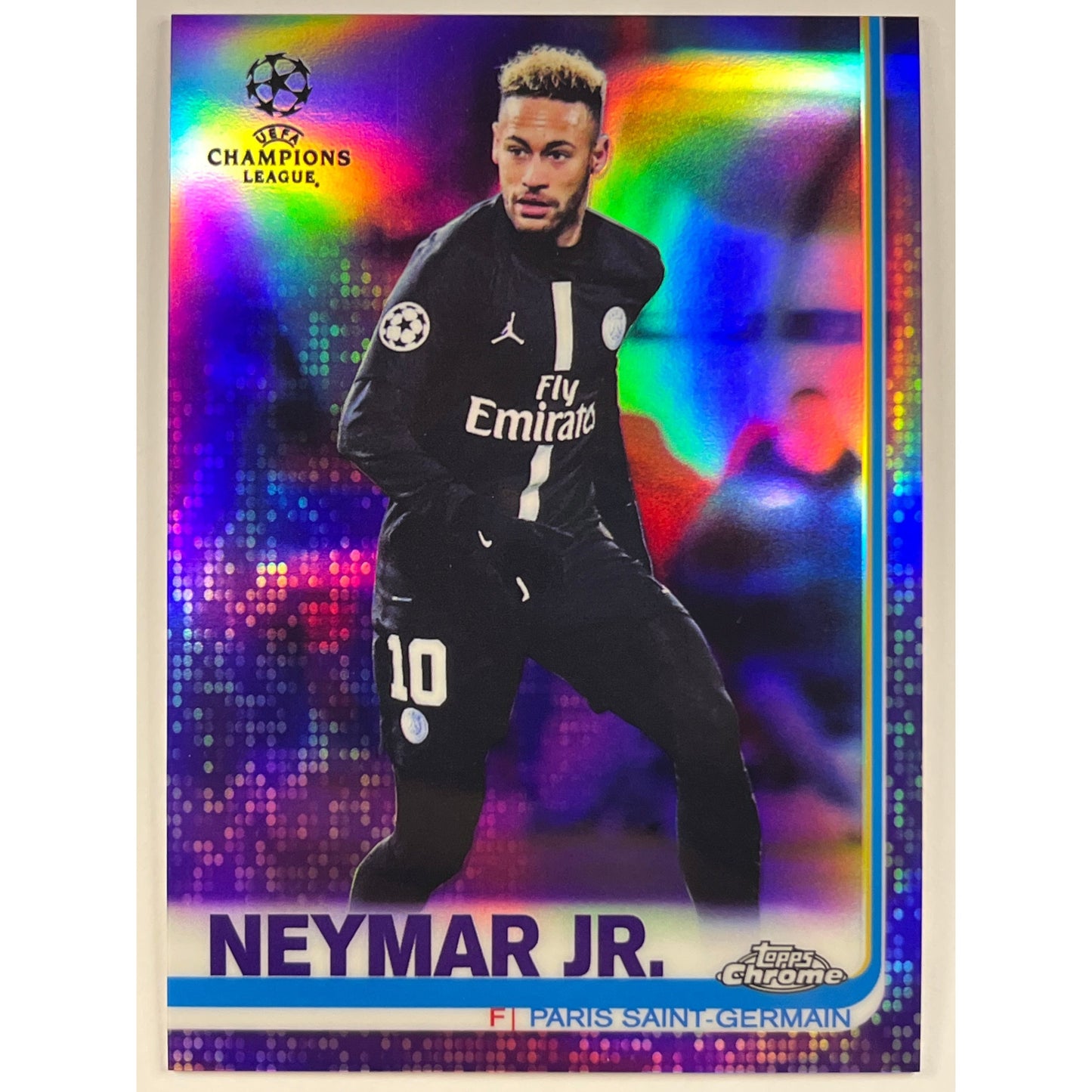 2018-19 Topps Chrome Neymar Jr Purple Refractor /250 | Local Legends Cards & Collectibles