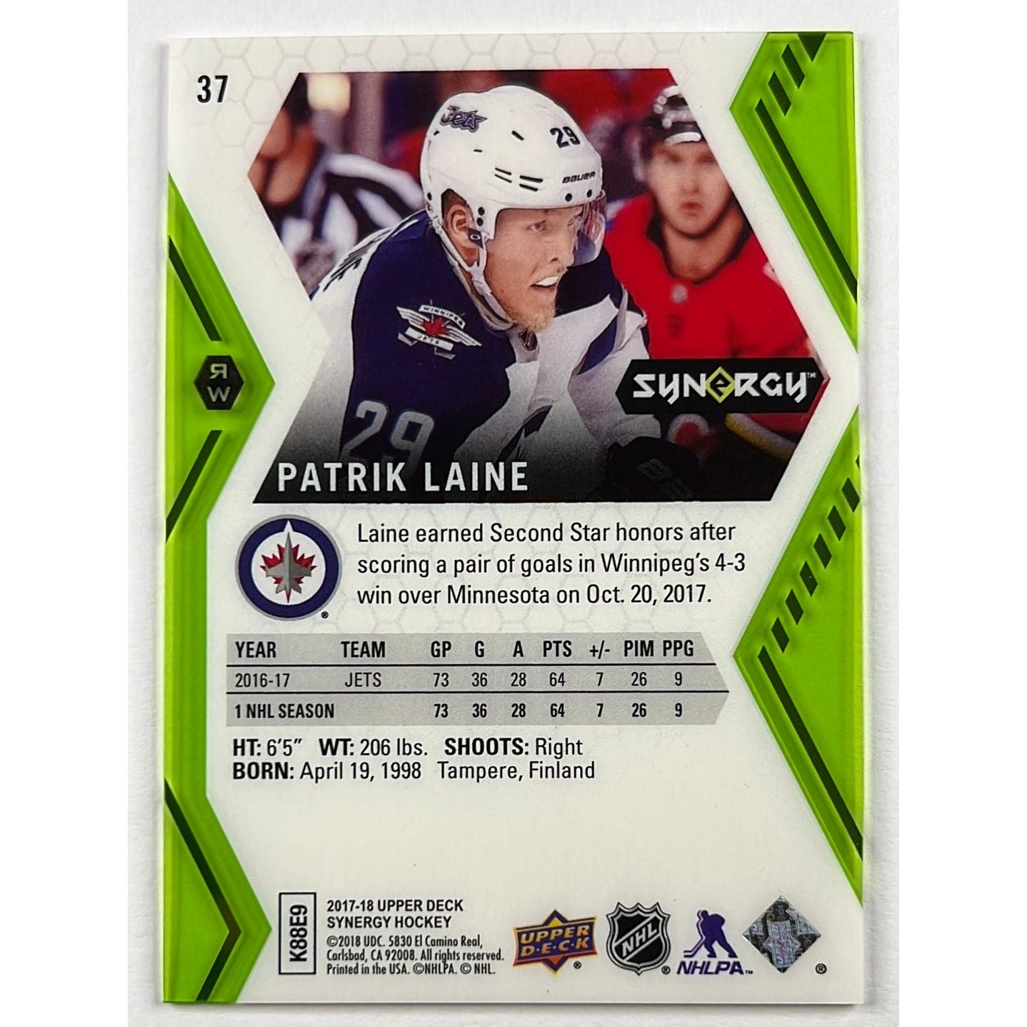 2017-18 Synergy Patrik Laine