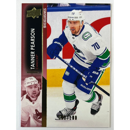 2021-22 Series 1 Tanner Pearson UD Exclusives 92/100 | Local Legends Cards & Collectibles