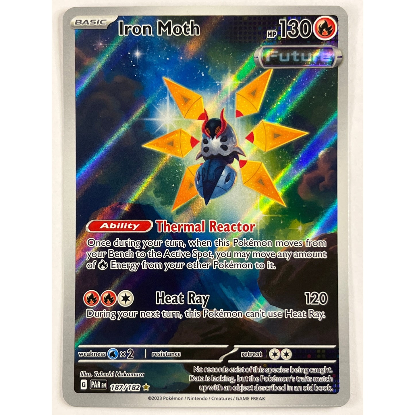 Iron Moth Holo Illustration Rare 187/182