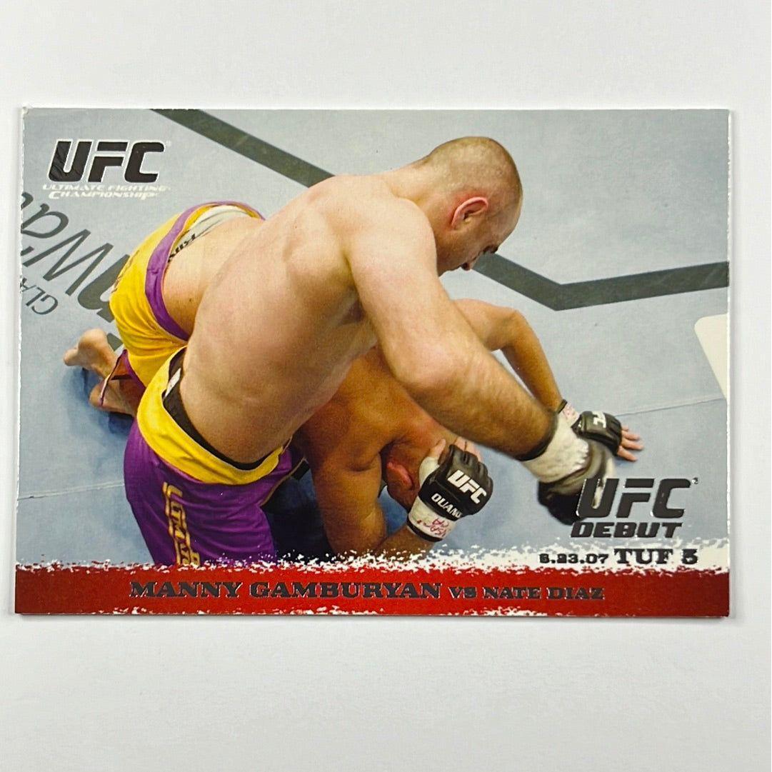 2009 Topps 1st Round Manny Gamburyan Vs Nate Diaz RC | Local Legends Cards & Collectibles