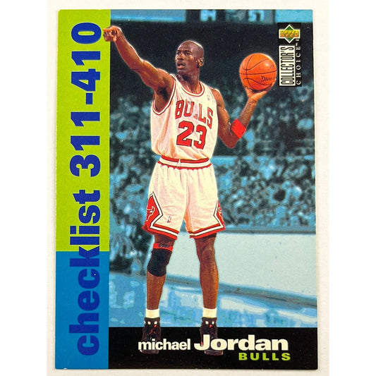 1995-96 Upper Deck Michael Jordan Checklist 311-410 | Local Legends Cards & Collectibles