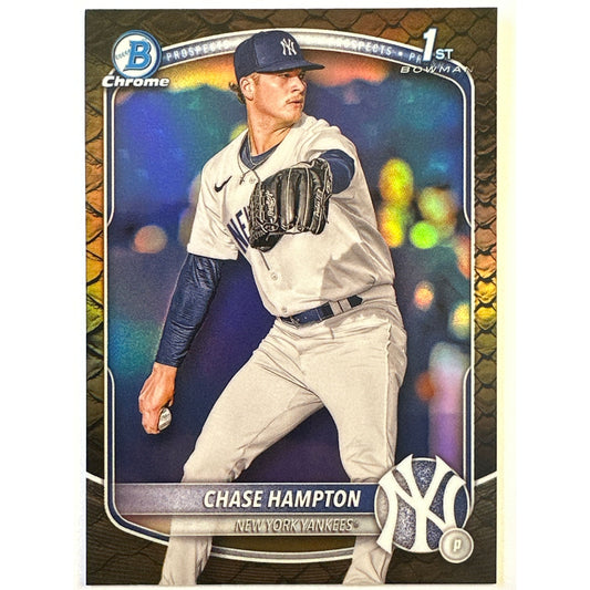 2025 Bowman Chrome Chase Hampton Bowman 1st Reptilian Refractor