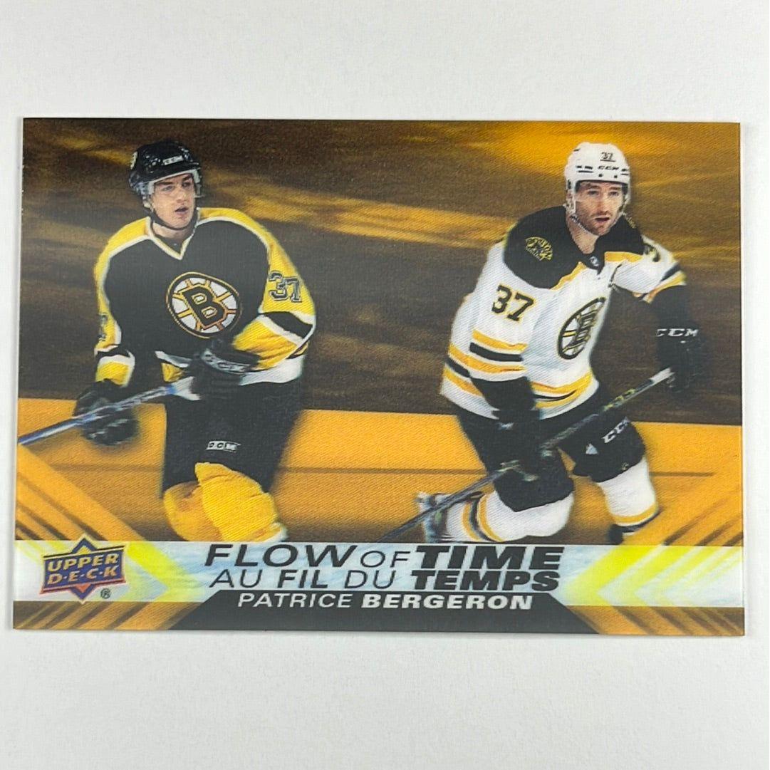 2022-23 Tim Hortons Patrice Bergeron Flow of Time 3D Lenticular | Local Legends Cards & Collectibles