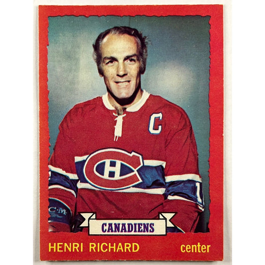 1973-74 O-Pee-Chee Henri Richard #87 | Local Legends Cards & Collectibles