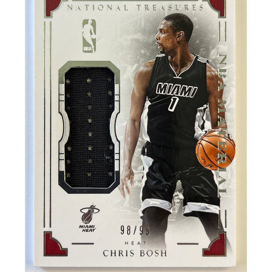 2015-16 National Treasures Chris Bosh NBA Material 98/99 | Local Legends Cards & Collectibles