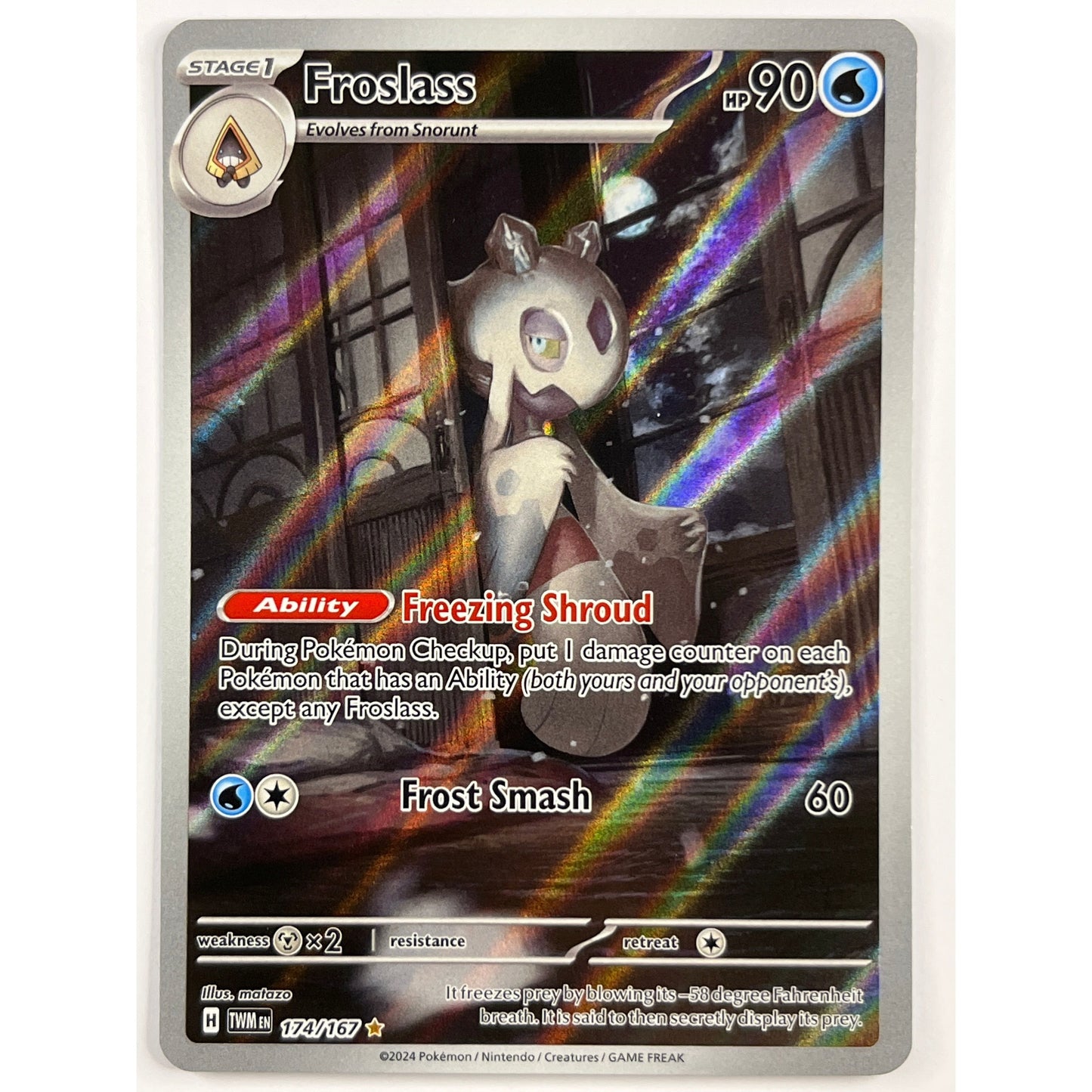 Froslass Holo Illustration Rare 174/167