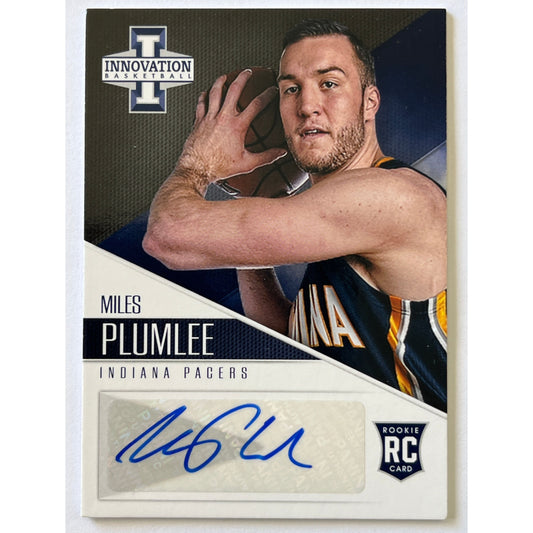 2012-13 Innovation Miles Plumlee Rookie Auto | Local Legends Cards & Collectibles