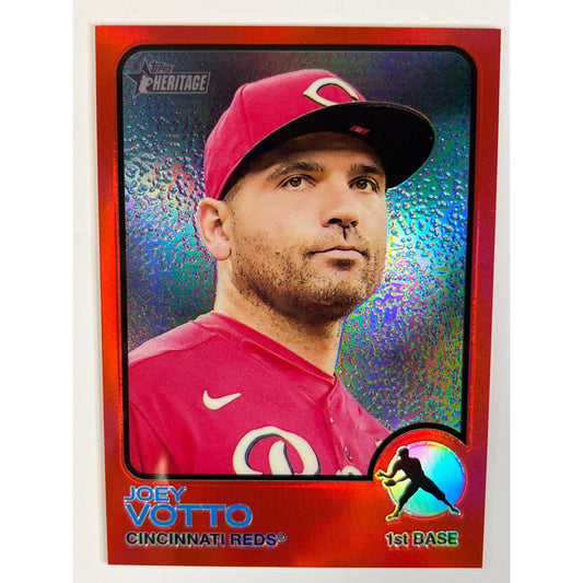 2022-23 Topps Heritage Color Match Joey Votto /573 | Local Legends Cards & Collectibles