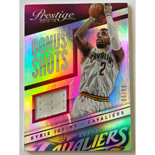 2014-15 Prestige Kyrie Irving Bonus Shots Silver Holo 98/99 | Local Legends Cards & Collectibles