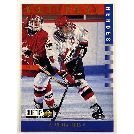 1997-98 Collectors Choice Angela James RC | Local Legends Cards & Collectibles