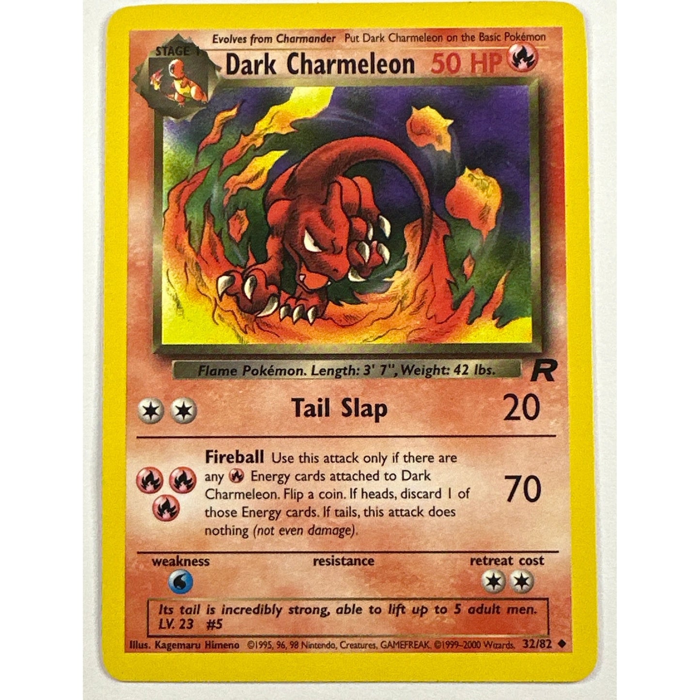 Dark Charmeleon Non Holo Uncommon 32/82