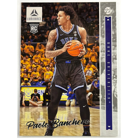 2022 Chronicles Luminance Paolo Banchero RC | Local Legends Cards & Collectibles