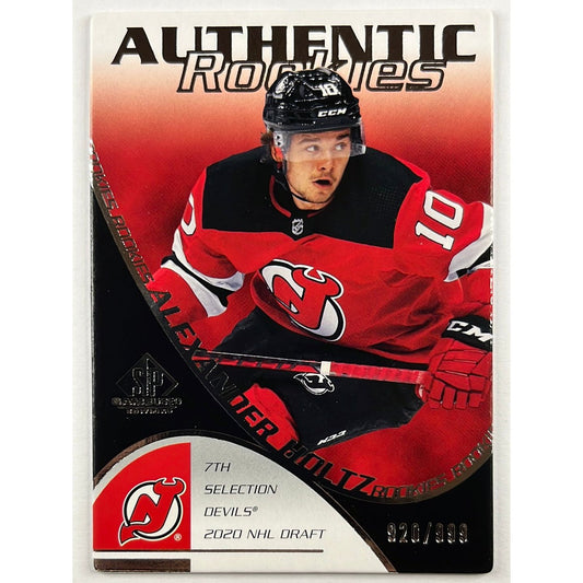 2021-22 SP Game Used Alexander Holtz Authentic Rookies /999