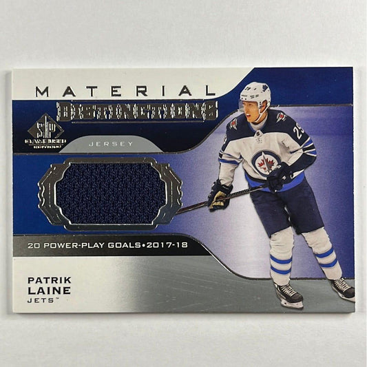 2020-21 SP Game Used Patrik Laine Material Distinctions | Local Legends Cards & Collectibles