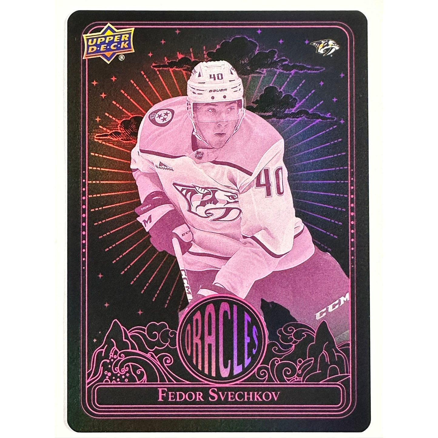 2024-25 Upper Deck Extended Series Fedor Svechkov Oracles Pink SP