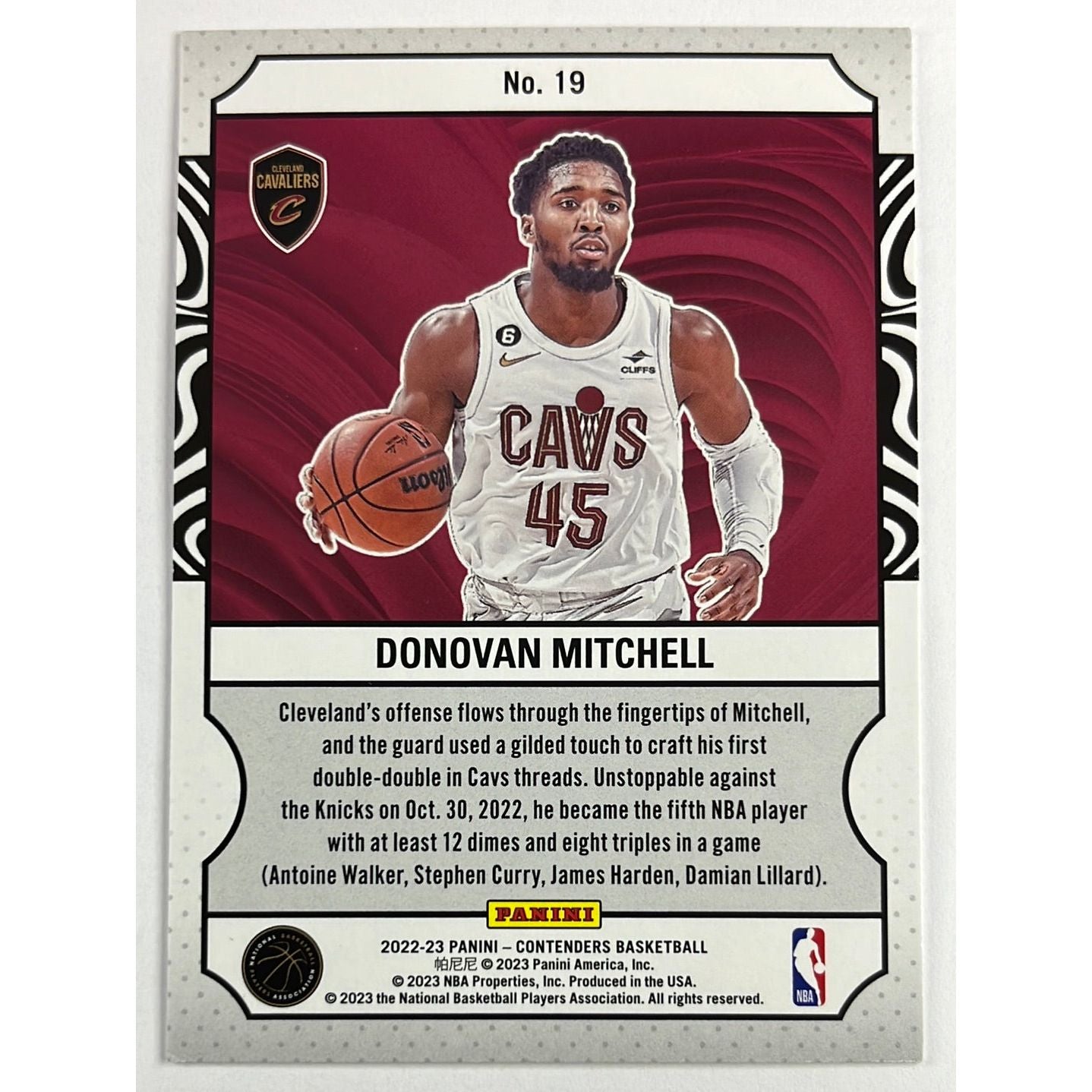 2022-23 Contenders Donovan Mitchell Game Night Ticket | Local Legends Cards & Collectibles