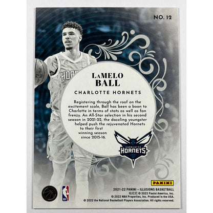 2021-22 Illusions Lamelo Ball King Of Cards