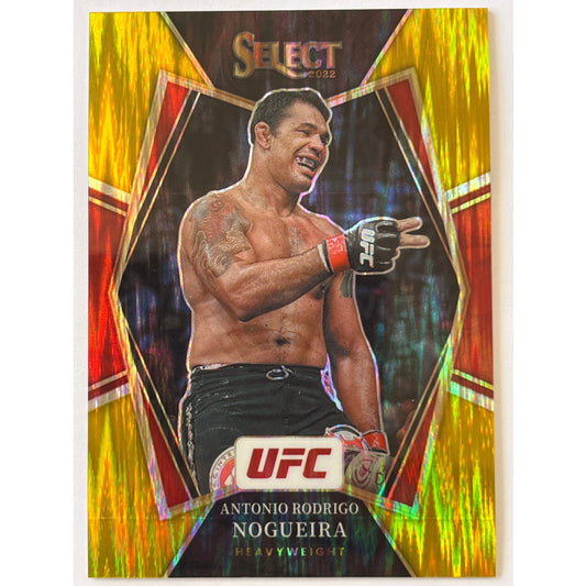 2022 Select Antonio Rodrigo “Big Nog” Nogueira Gold Flash Prizm /10 | Local Legends Cards & Collectibles