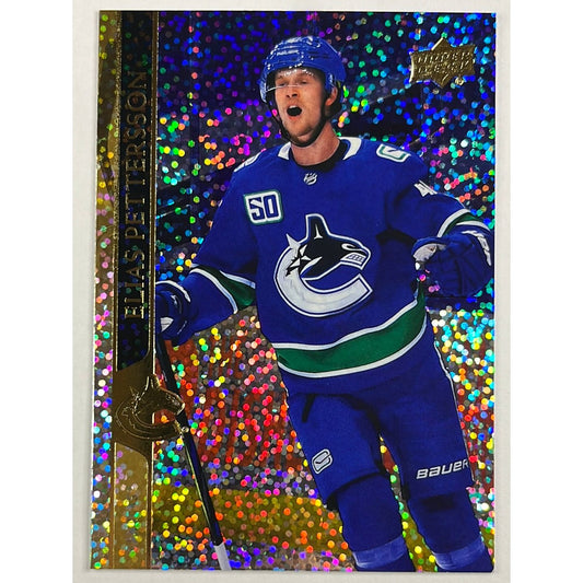 2020-21 Series 2 Elias Pettersson Speckled Foil | Local Legends Cards & Collectibles