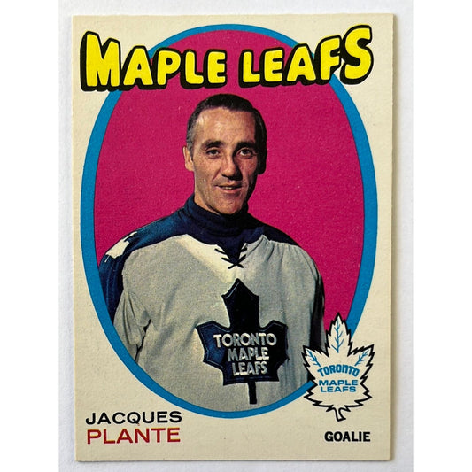 1970-71 O-Pee-Chee Jacques Plante | Local Legends Cards & Collectibles