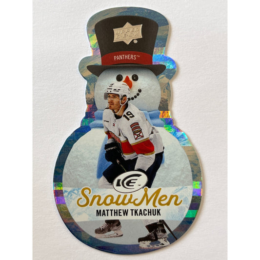 2023-24 ICE Matthew Tkachuk Snow Men Die Cut | Local Legends Cards & Collectibles