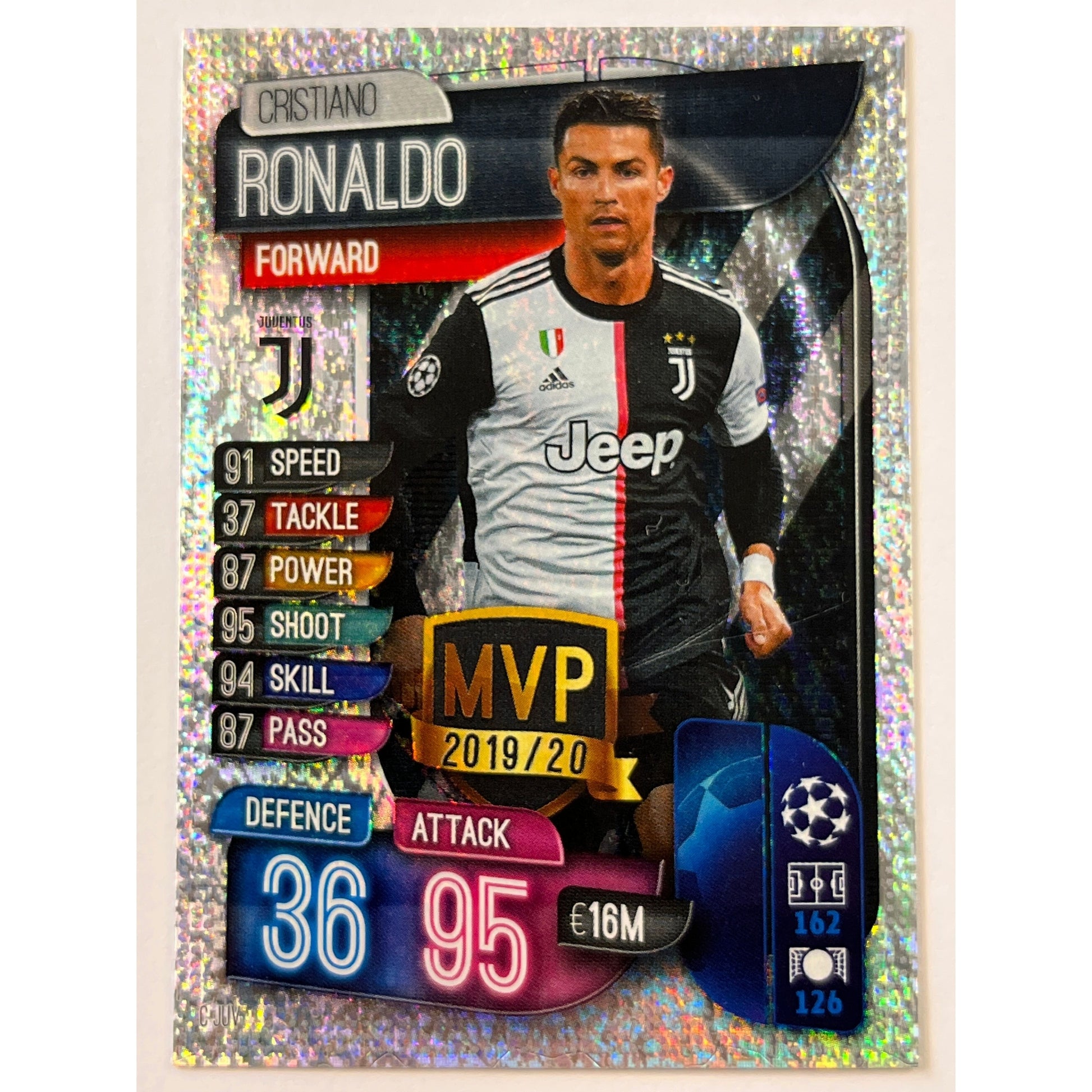 2019-20 Match Attax Critiano Ronaldo MVP 19/20 | Local Legends Cards & Collectibles