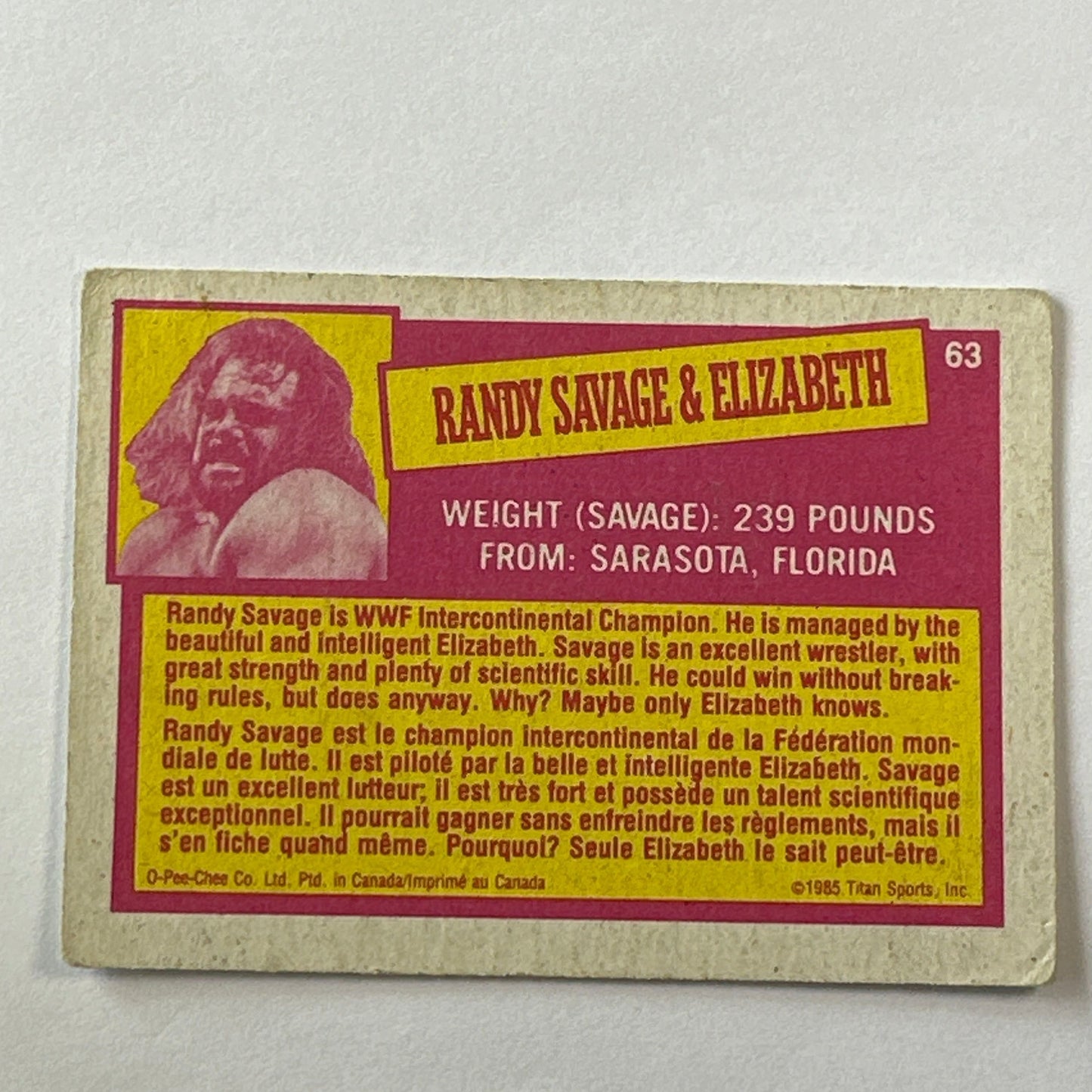 1985 Titan Sports Randy “Macho Man” Savage & “Miss” Elizabeth Dual RC