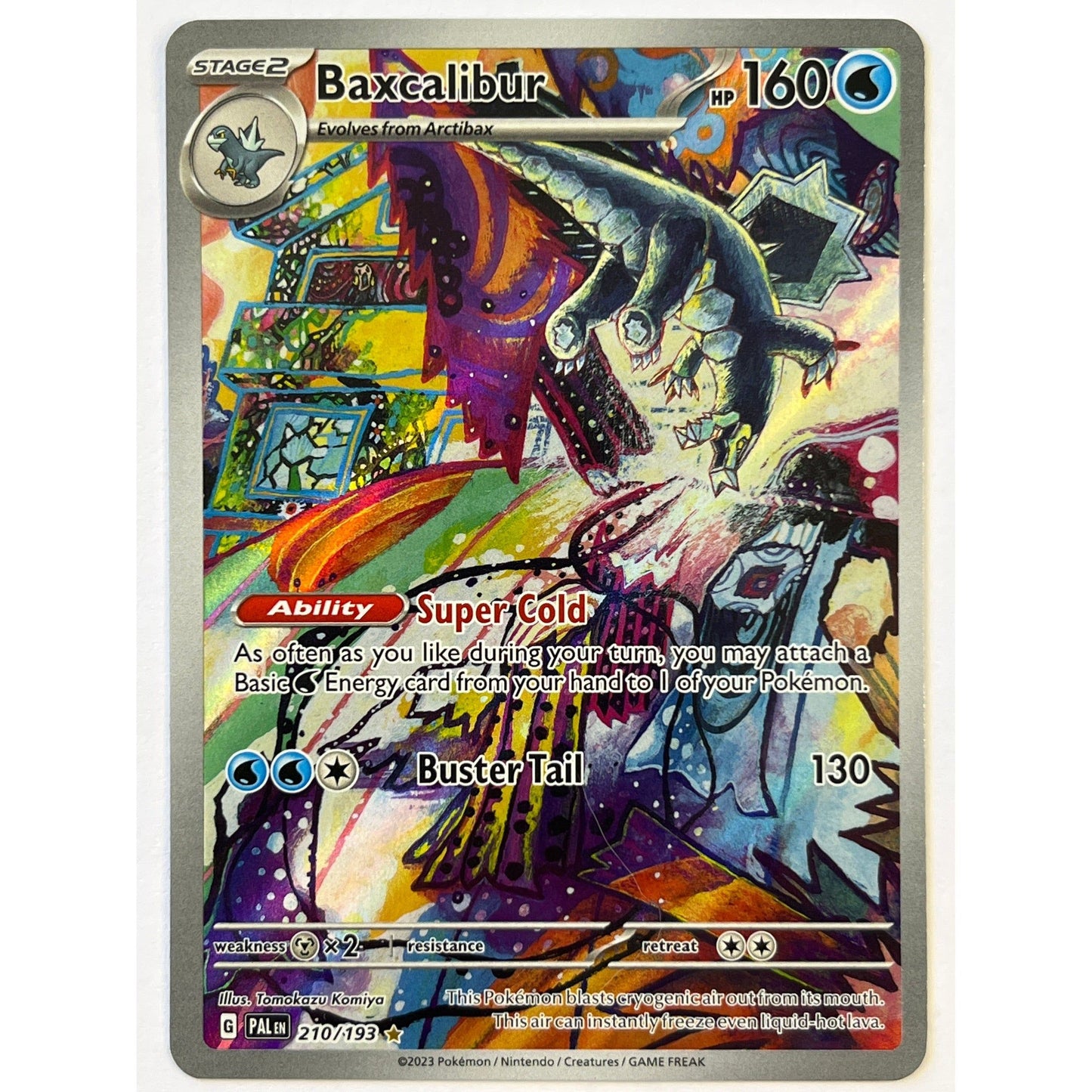 Baxcalibur Holo Illustration Rare 210/193