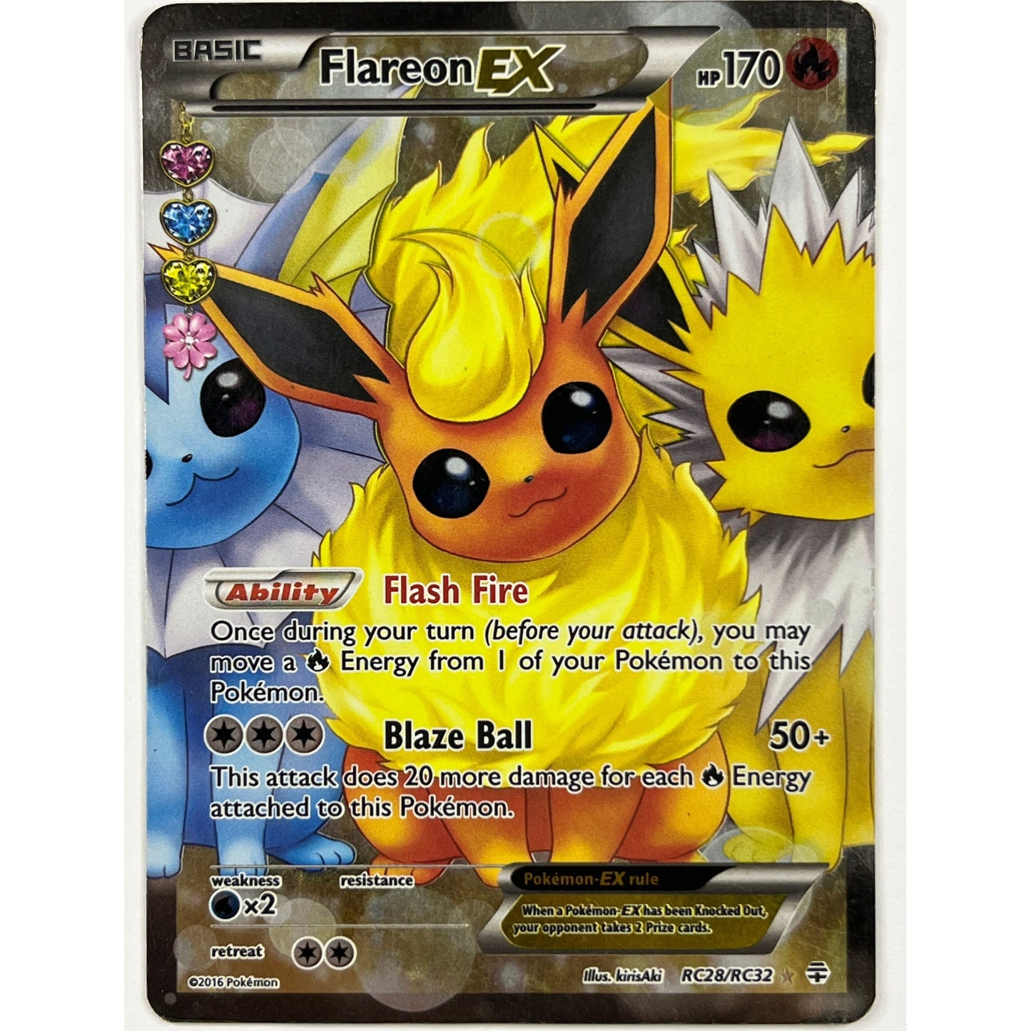 Radiant Collection Flareon Holo Ultra Rare RC28/RC32