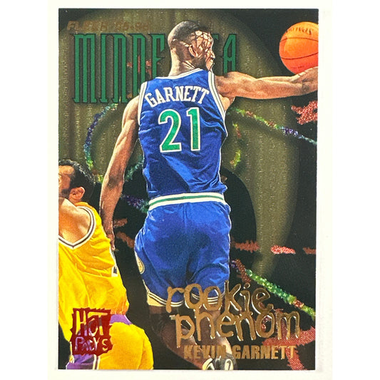 1995-96 Fleer Kevin Garnett Rookie Phenom | Local Legends Cards & Collectibles