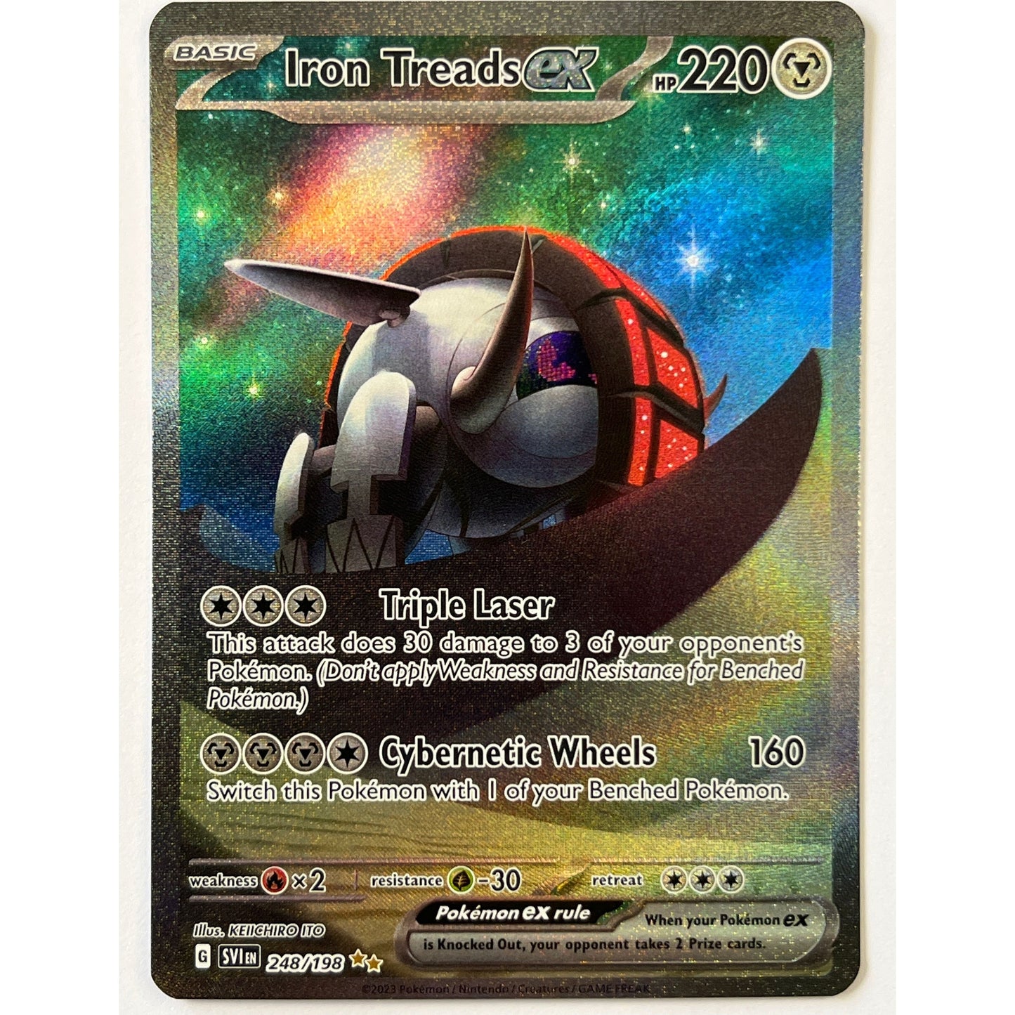 Iron Treads EX Holo Special Illustration Rare 248/198