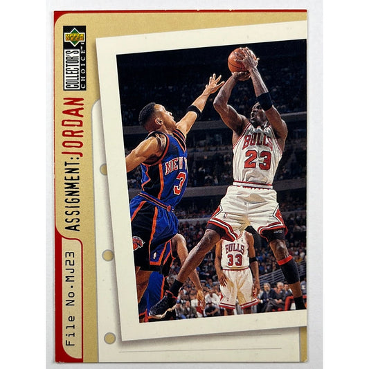 1996-97 Upper Deck Michael Jordan/ John Starks | Local Legends Cards & Collectibles