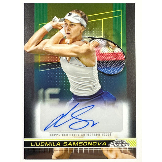 2024 Topps Chrome Liudmila Samsonova Autograph