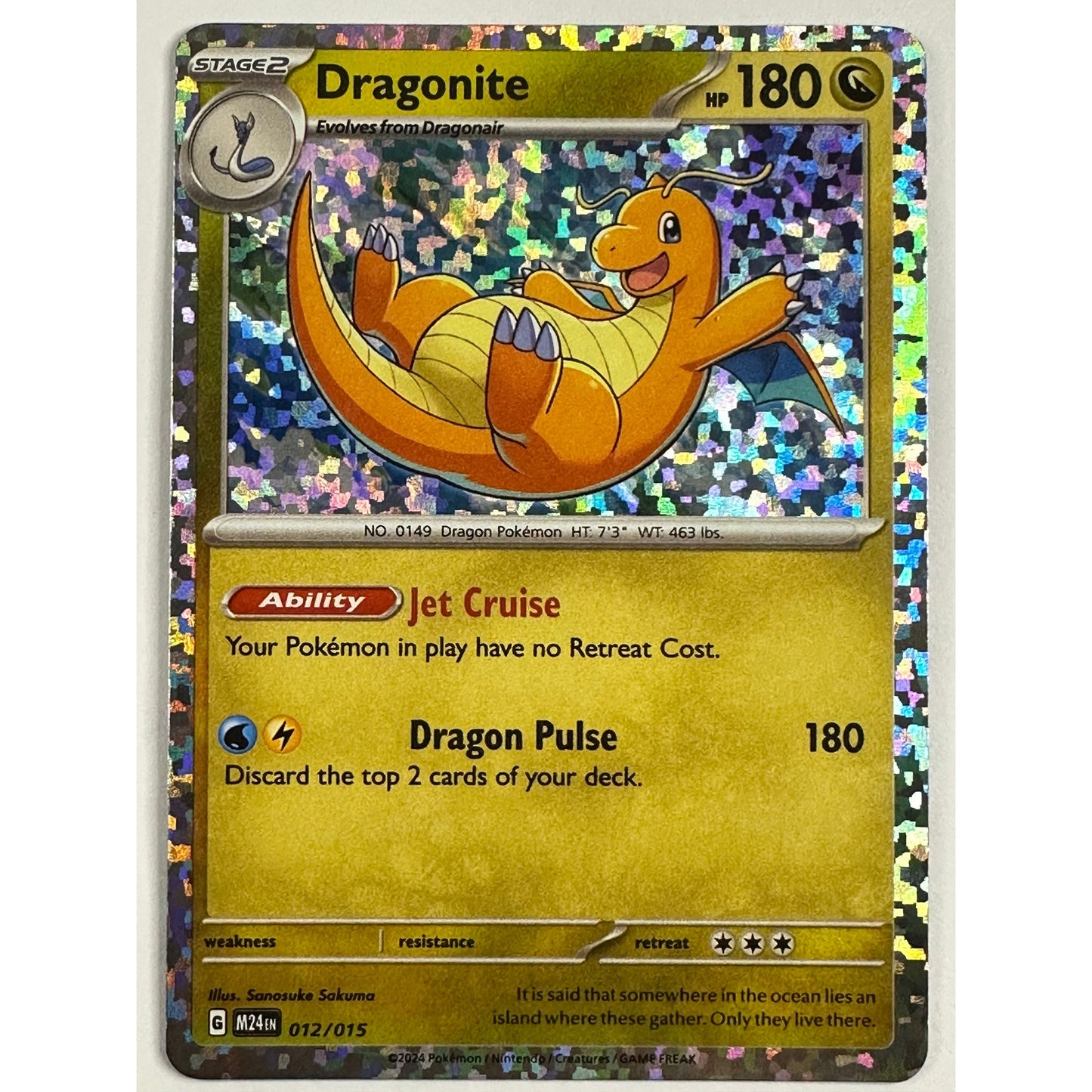 Dragonite Holo Mcdonald’s Promo 012/015